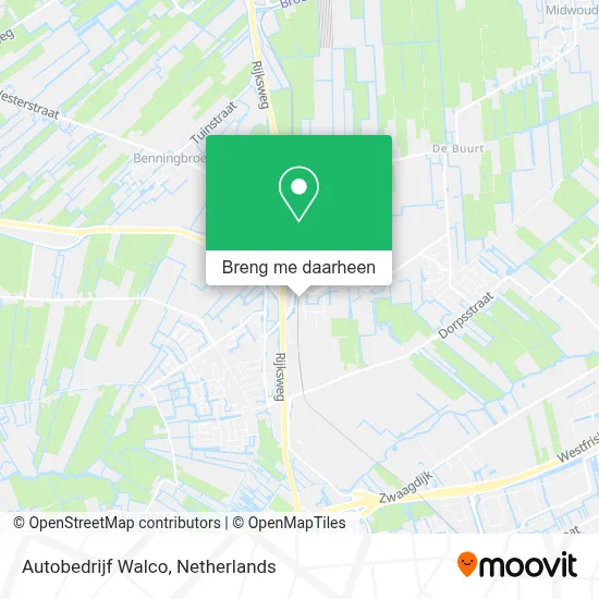 Autobedrijf Walco kaart