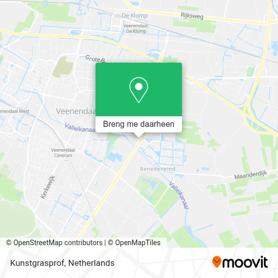 Kunstgrasprof kaart