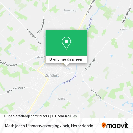 Mathijssen Uitvaartverzorging Jack kaart