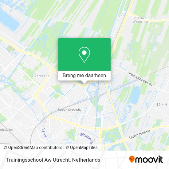 Trainingsschool Aw Utrecht kaart
