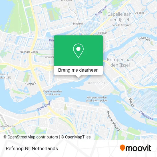 Refshop.Nl kaart