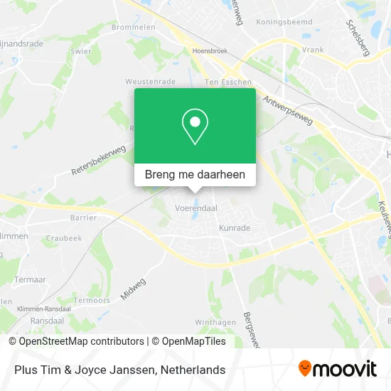 Plus Tim & Joyce Janssen kaart