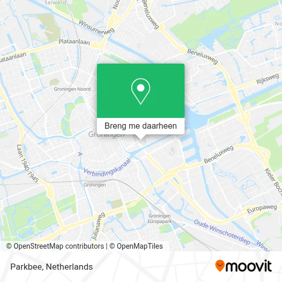 Parkbee kaart