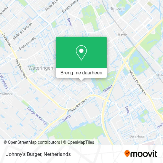 Johnny's Burger kaart