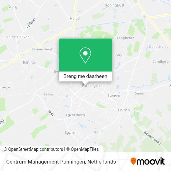Centrum Management Panningen kaart