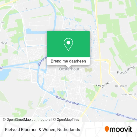 Rietveld Bloemen & Wonen kaart