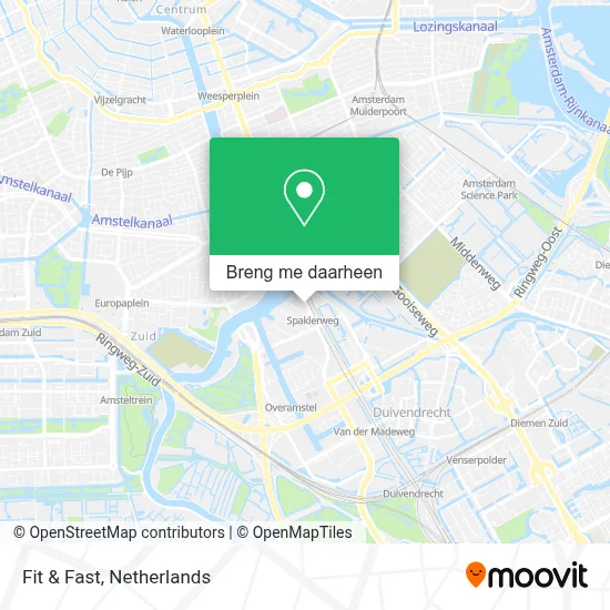 Fit & Fast kaart