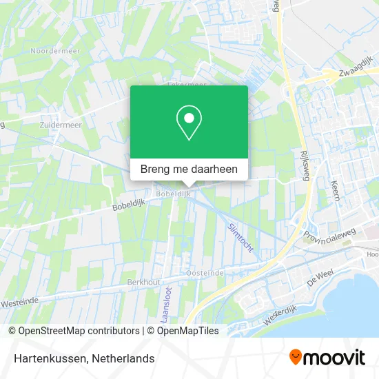 Hartenkussen kaart