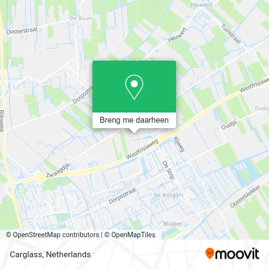 Carglass kaart