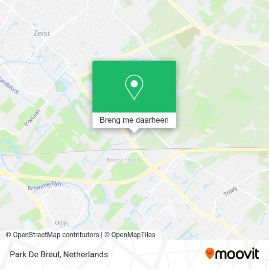 Park De Breul kaart