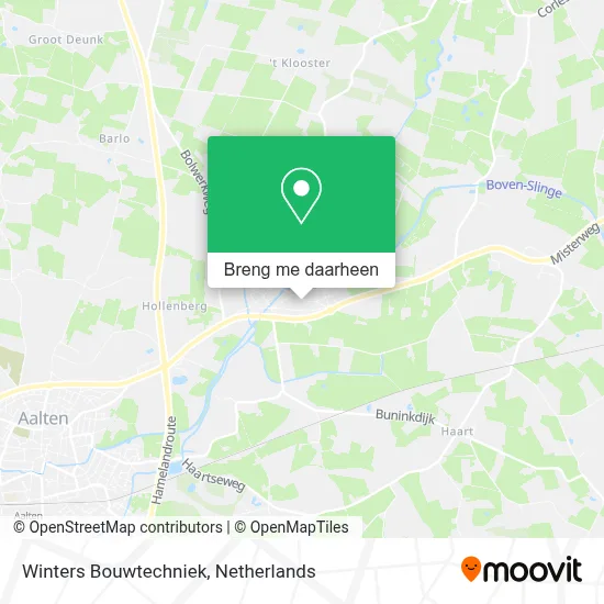 Winters Bouwtechniek kaart