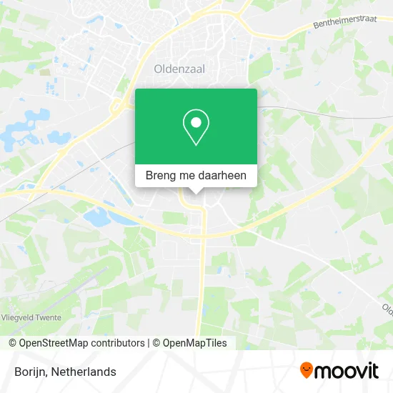Borijn kaart
