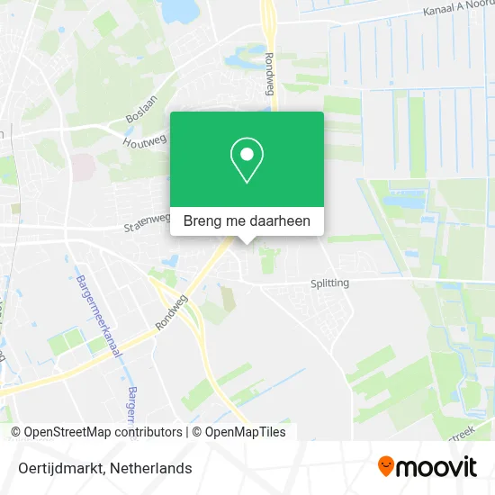 Oertijdmarkt kaart