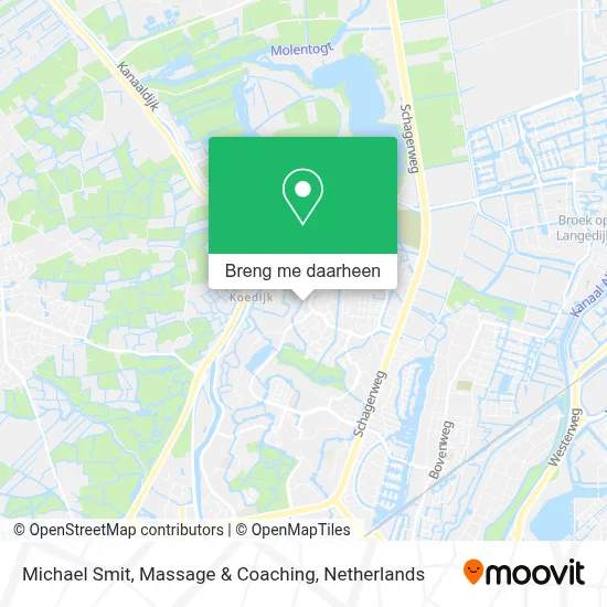 Michael Smit, Massage & Coaching kaart