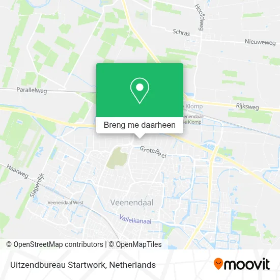 Uitzendbureau Startwork kaart