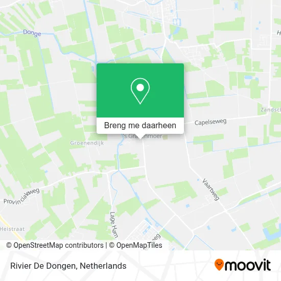 Rivier De Dongen kaart