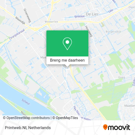 Printweb.Nl kaart