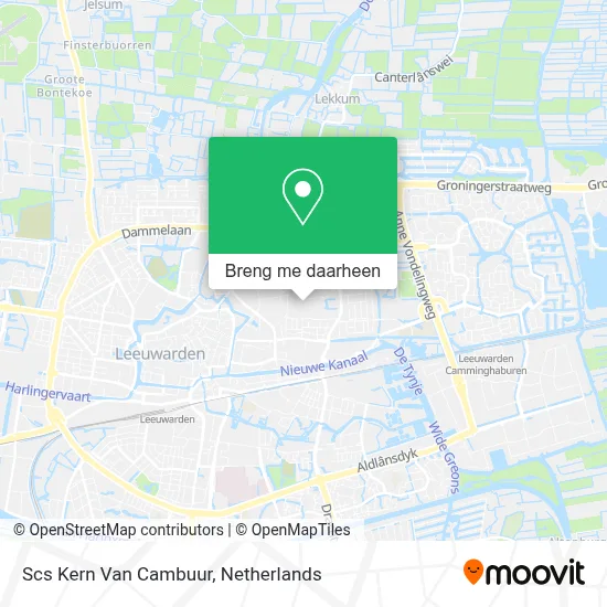 Scs Kern Van Cambuur kaart