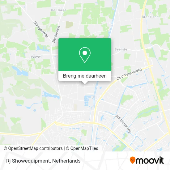 Rj Showequipment kaart