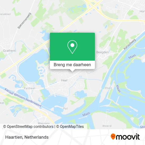Haartien kaart