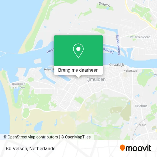 Bb Velsen kaart