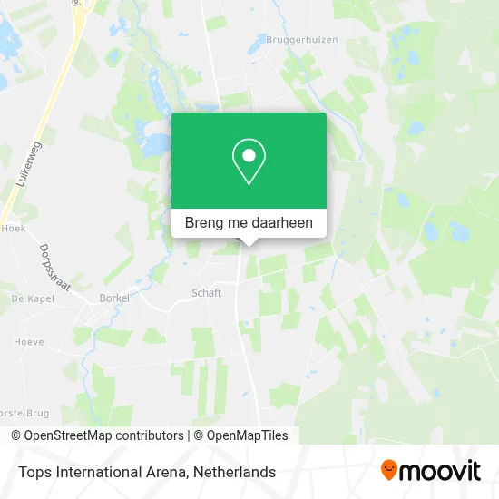Tops International Arena kaart