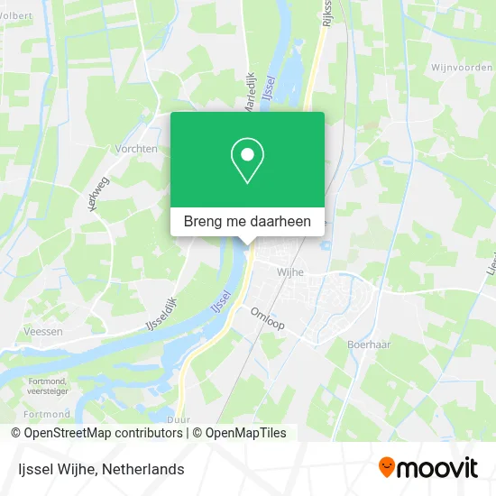 Ijssel Wijhe kaart