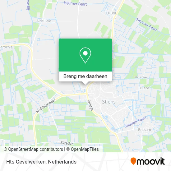 Hts Gevelwerken kaart