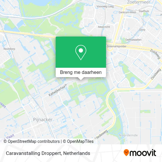 Caravanstalling Droppert kaart