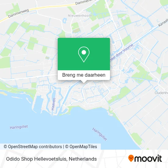 Odido Shop Hellevoetsluis kaart
