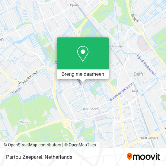 Partou Zeeparel kaart