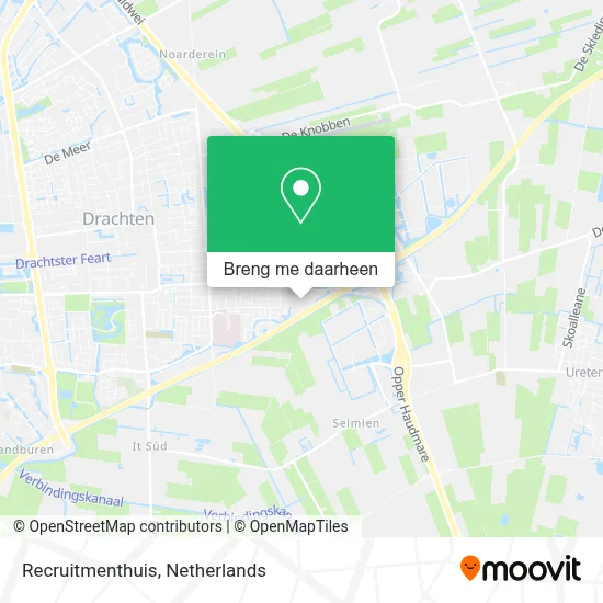 Recruitmenthuis kaart