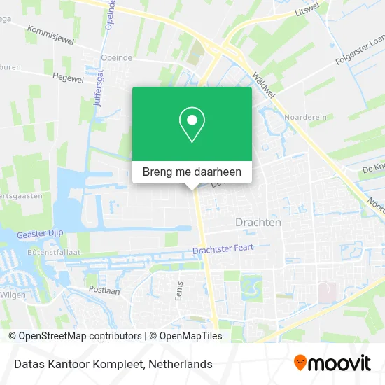 Datas Kantoor Kompleet kaart
