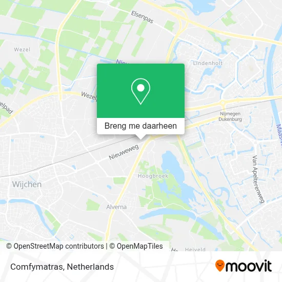 Comfymatras kaart