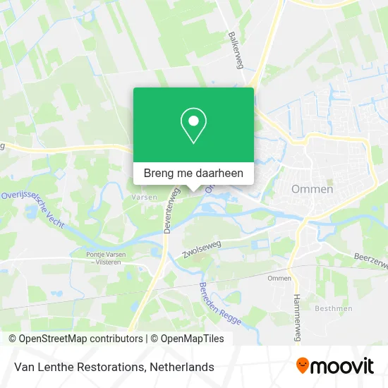 Van Lenthe Restorations kaart