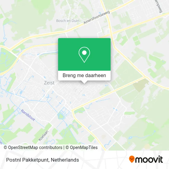 Postnl Pakketpunt kaart