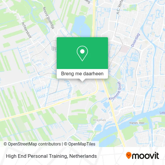 High End Personal Training kaart