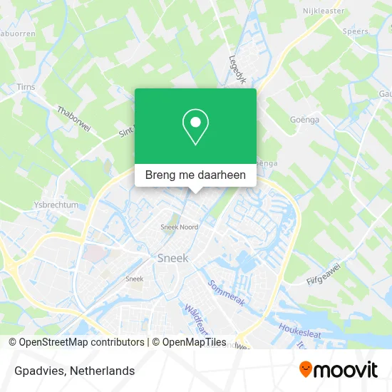 Gpadvies kaart
