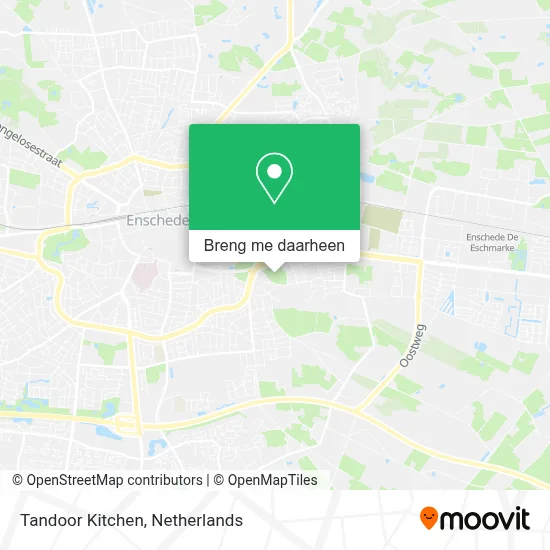 Tandoor Kitchen kaart