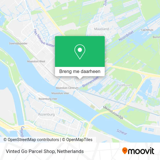 Vinted Go Parcel Shop kaart