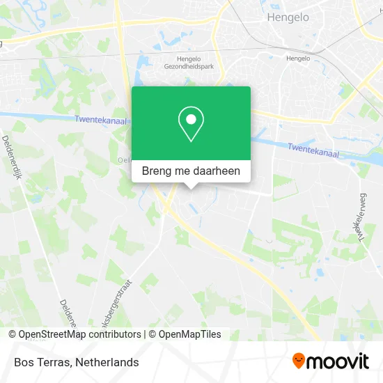 Bos Terras kaart
