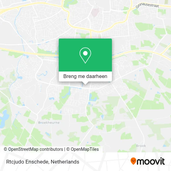 Rtcjudo Enschede kaart