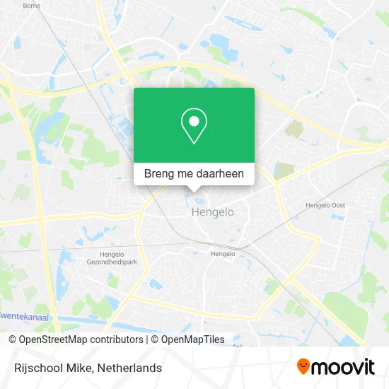 Rijschool Mike kaart