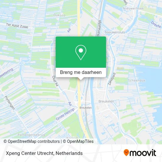 Xpeng Center Utrecht kaart