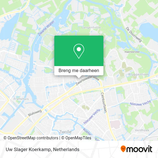 Uw Slager Koerkamp kaart