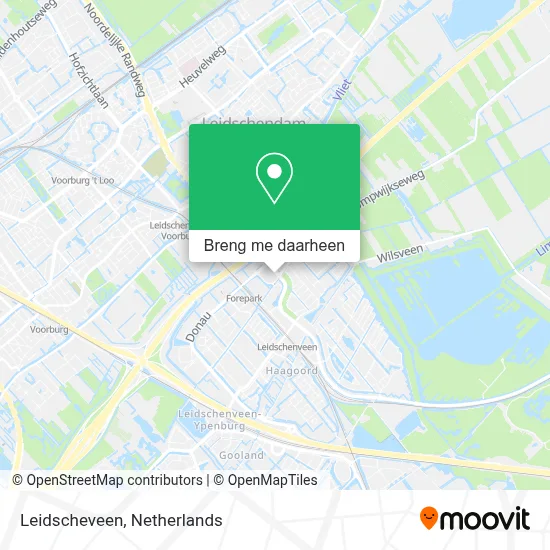 Leidscheveen kaart