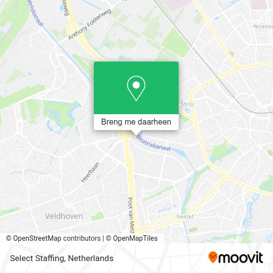 Select Staffing kaart