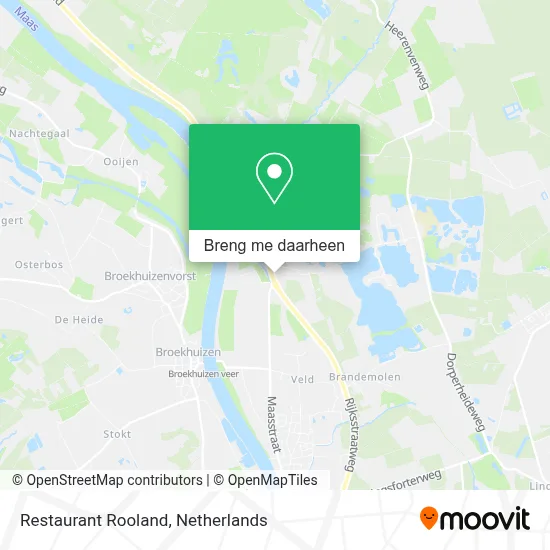 Restaurant Rooland kaart