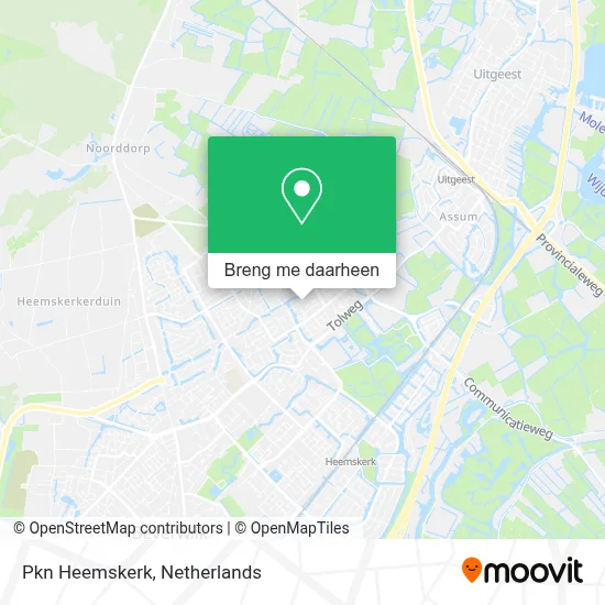 Pkn Heemskerk kaart