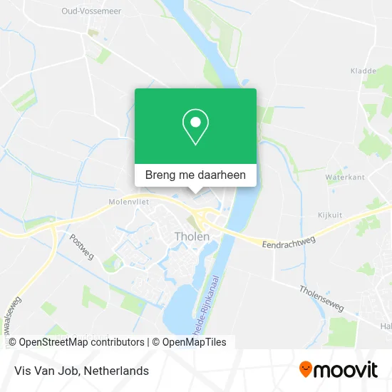 Vis Van Job kaart